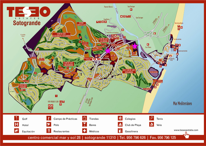 Mapa Sotogrande